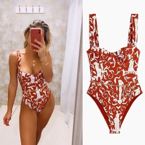 WeWoreWhat Danielle Statues OP XS - Picture 2 of 12